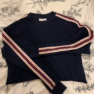 TNA LONG SLEEVE CROP TOP